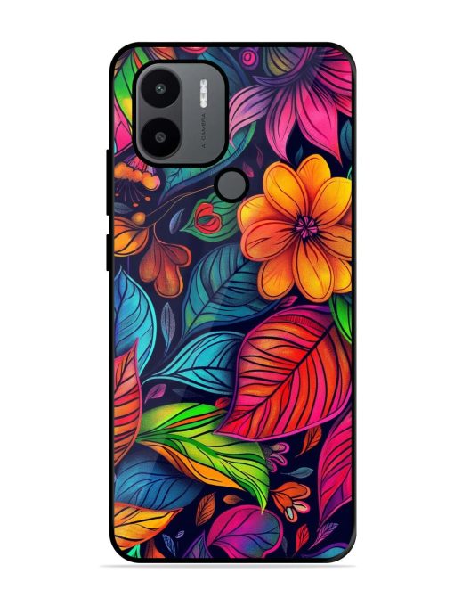 Rainbow Of Blooms Glossy Soft Edge Case for Xiaomi Redmi A1 Plus Chachhi