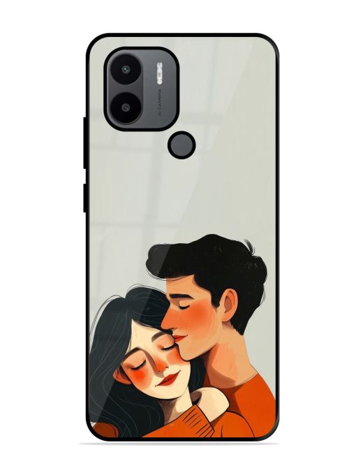 Craft Couples Glossy Soft Edge Case for Xiaomi Redmi A1 Plus