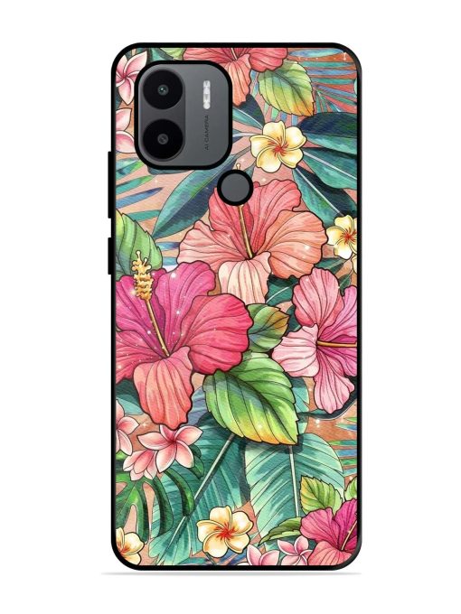 Tropical Tapestry Glossy Soft Edge Case for Xiaomi Redmi A1 Plus Chachhi