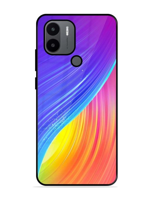 Neon Swirl Glossy Soft Edge Case for Xiaomi Redmi A1 Plus Chachhi