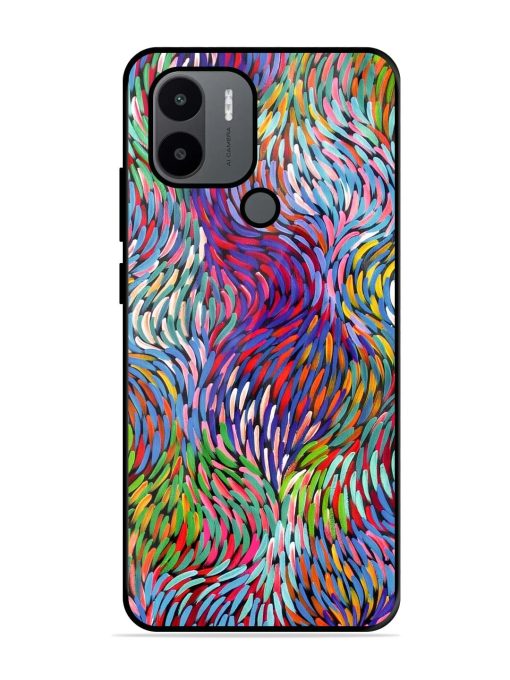 Vibrant Waves Glossy Soft Edge Case for Xiaomi Redmi A1 Plus