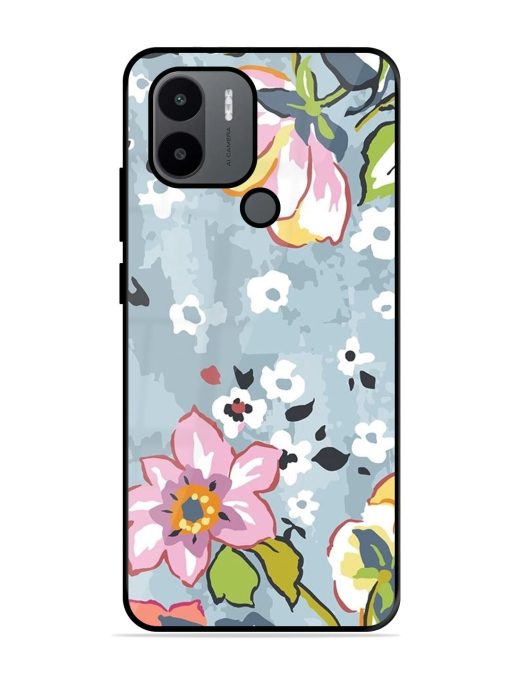 Floral Fantasy Glossy Soft Edge Case for Xiaomi Redmi A1 Plus