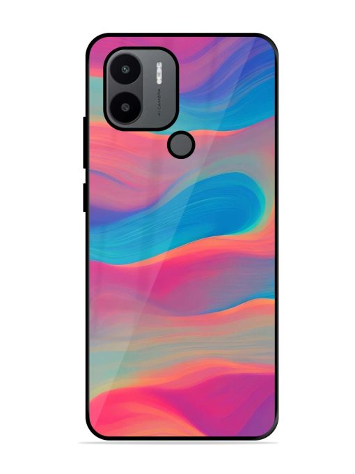 Wavy Wonder Glossy Soft Edge Case for Xiaomi Redmi A1 Plus Chachhi