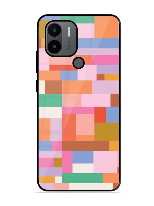 Colorful Chaos Glossy Soft Edge Case for Xiaomi Redmi A1 Plus Chachhi