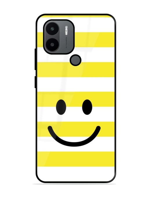 Smiling Stripes Glossy Soft Edge Case for Xiaomi Redmi A1 Plus Chachhi