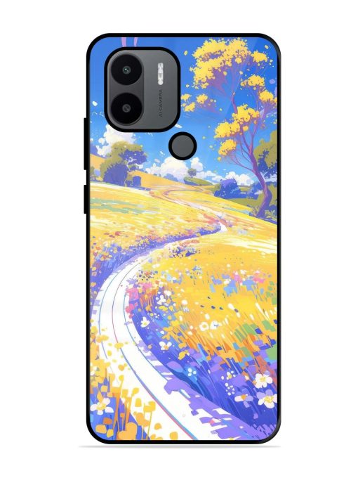 Vibrant Spring Meadow Glossy Soft Edge Case for Xiaomi Redmi A1 Plus Chachhi