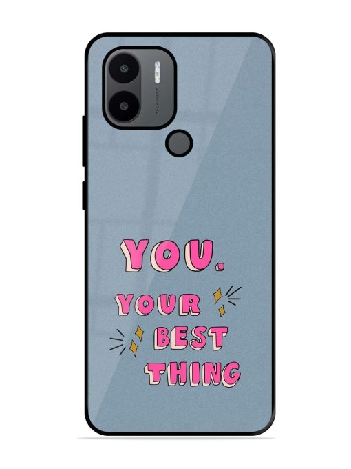 Self-Love Sparkles Glossy Soft Edge Case for Xiaomi Redmi A1 Plus Chachhi