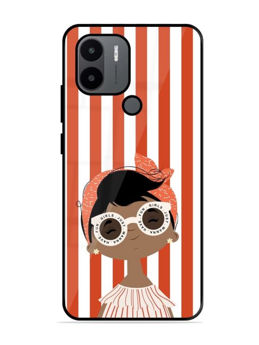 Girls Just Wanna Have Fun Glossy Soft Edge Case for Xiaomi Redmi A1 Plus Chachhi