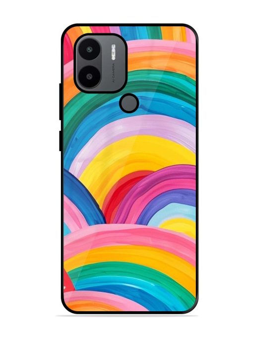 Rainbow Cascade Glossy Soft Edge Case for Xiaomi Redmi A1 Plus Chachhi