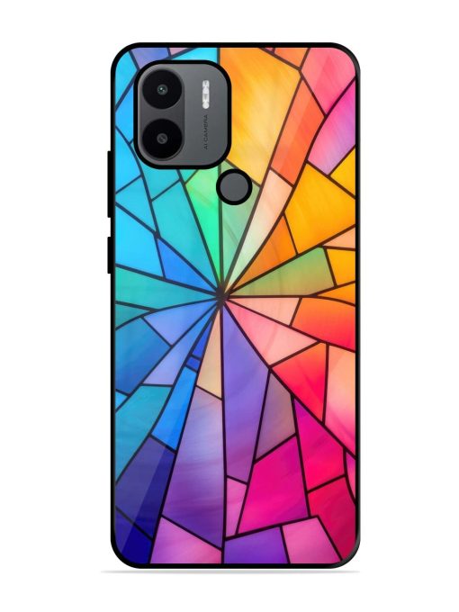 Stained Glass Kaleidoscope Of Colors Glossy Soft Edge Case for Xiaomi Redmi A1 Plus Chachhi