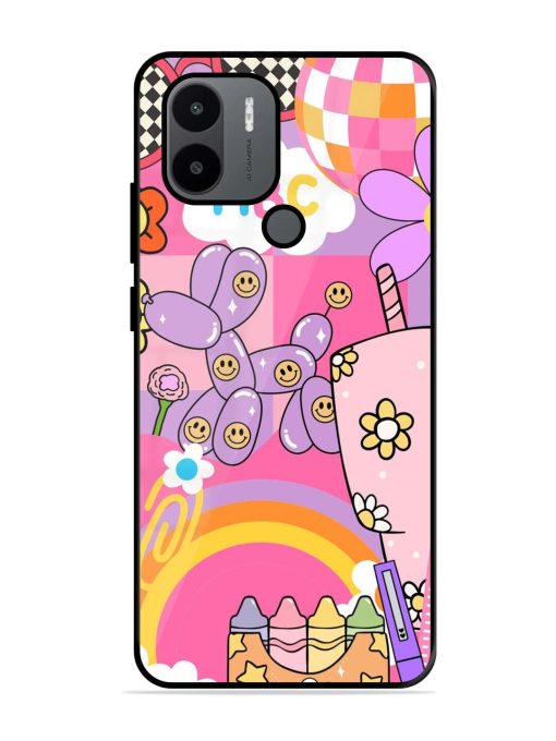 Whimsical Y2K Chaos Glossy Soft Edge Case for Xiaomi Redmi A1 Plus Chachhi