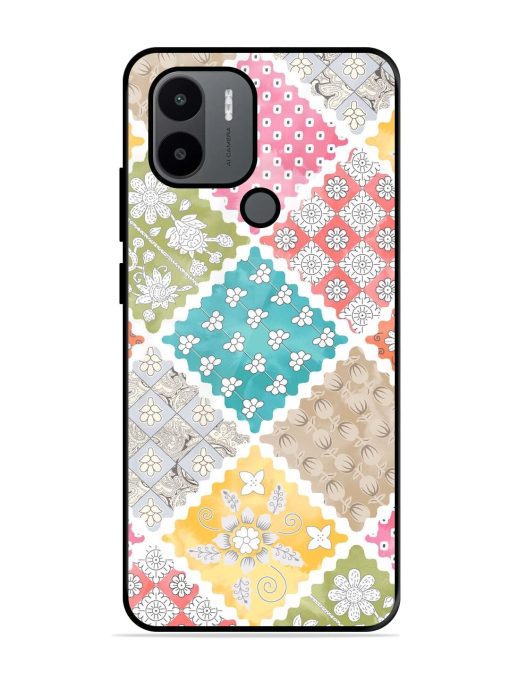 Patchwork Dreamscape Glossy Soft Edge Case for Xiaomi Redmi A1 Plus Chachhi