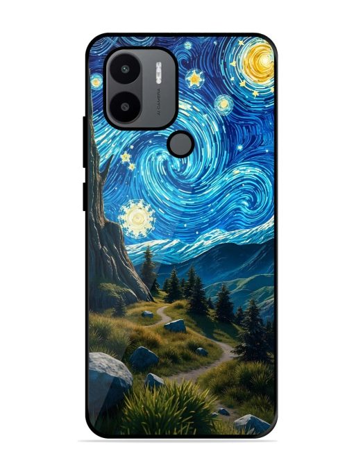 Starry Night In The Shire Glossy Soft Edge Case for Xiaomi Redmi A1 Plus Chachhi