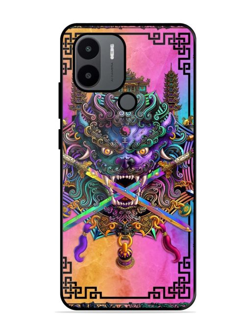 Psychedelic Fu Dog Tapestry Glossy Soft Edge Case for Xiaomi Redmi A1 Plus Chachhi