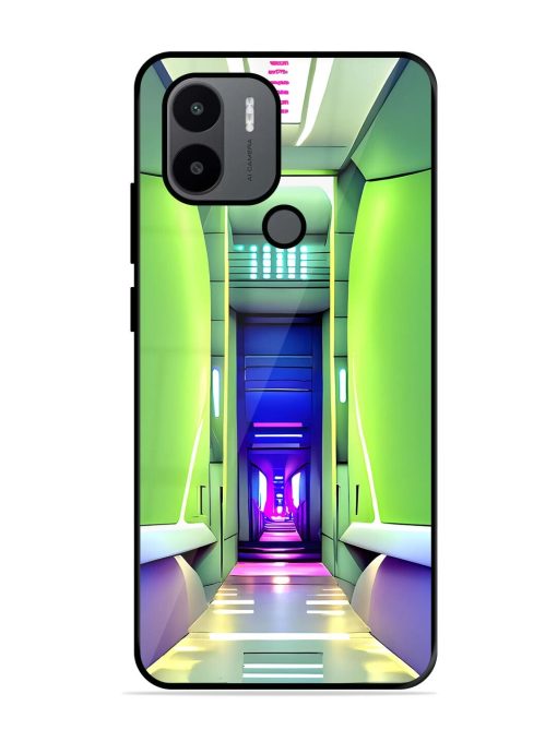 Neon Corridor Glossy Soft Edge Case for Xiaomi Redmi A1 Plus Chachhi