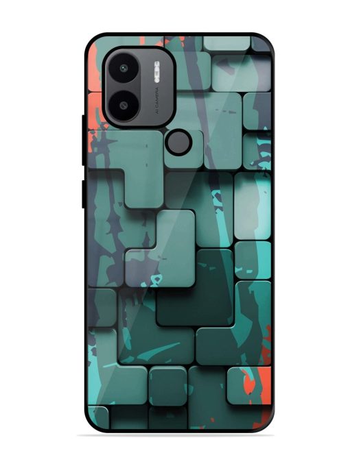 Abstract Geometric Mosaic Glossy Soft Edge Case for Xiaomi Redmi A1 Plus Chachhi