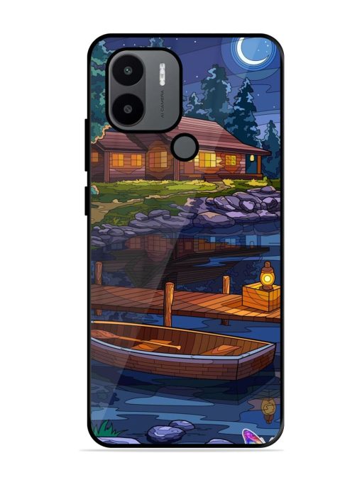 Moonlit Serenity Glossy Soft Edge Case for Xiaomi Redmi A1 Plus Chachhi