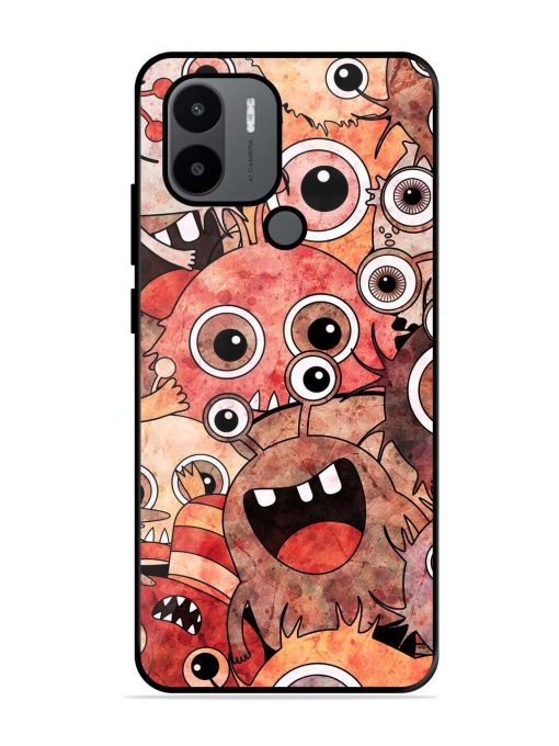 Monster Mash Glossy Soft Edge Case for Xiaomi Redmi A1 Plus Chachhi