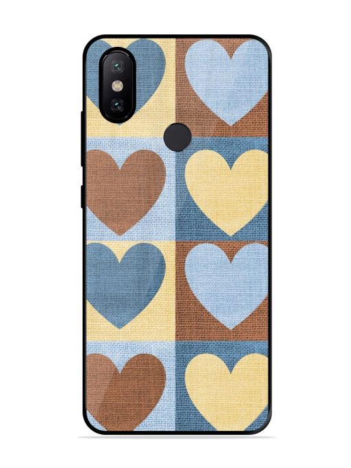 Hearts On Canvas Glossy Soft Edge Case for Xiaomi Redmi A2 Chachhi