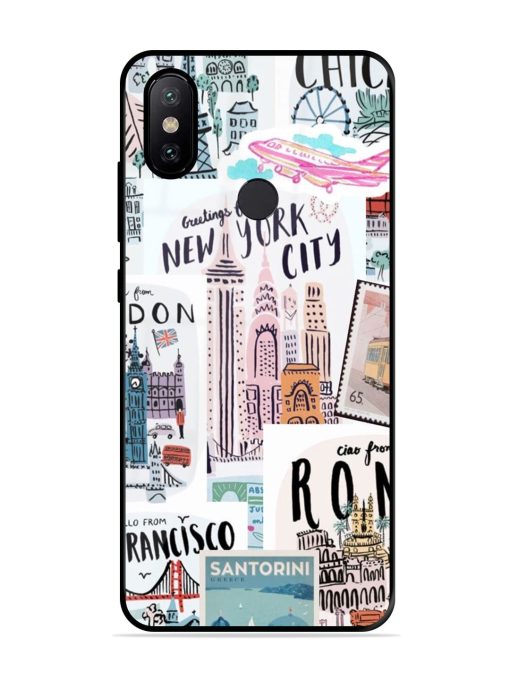 Travelogue Glossy Soft Edge Case for Xiaomi Redmi A2