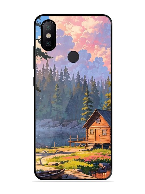 Lakeside Serenity Glossy Soft Edge Case for Xiaomi Redmi A2 Chachhi