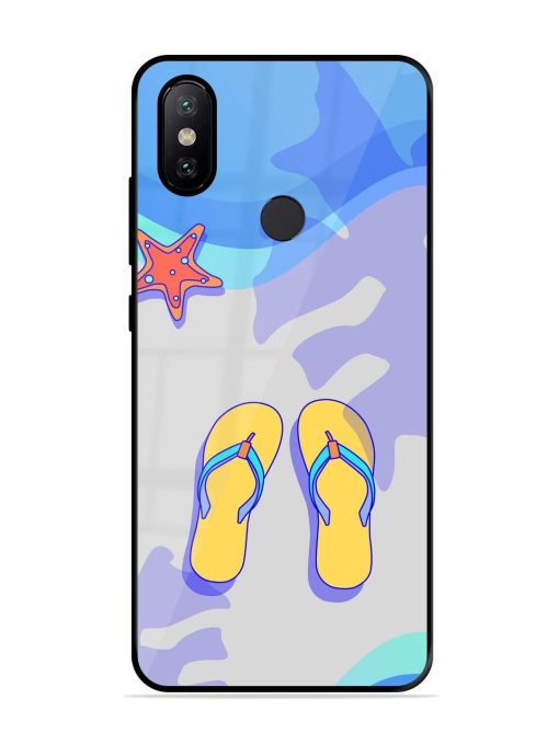 Sandy Toes And Salty Seas Glossy Soft Edge Case for Xiaomi Redmi A2 Chachhi