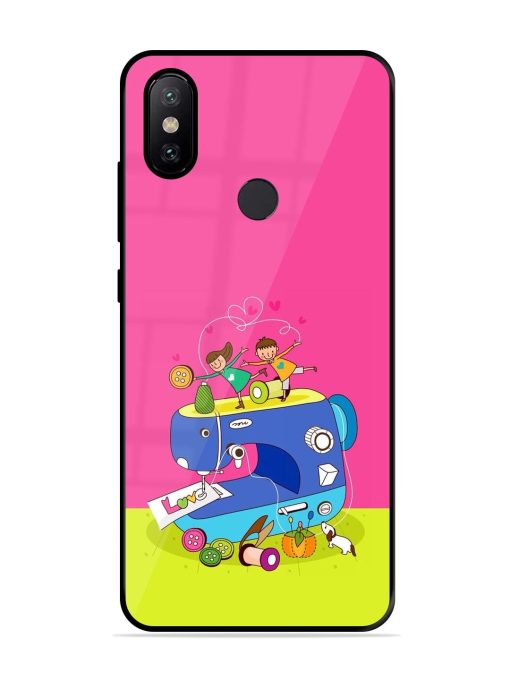 Sew Cute Glossy Soft Edge Case for Xiaomi Redmi A2 Chachhi