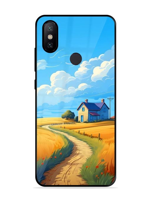 Countryside Cottage Glossy Soft Edge Case for Xiaomi Redmi A2 Chachhi