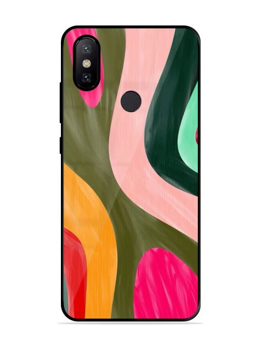 Wavy Wonderland Glossy Soft Edge Case for Xiaomi Redmi A2