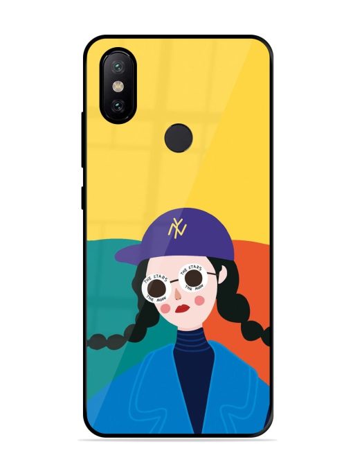 Starry-Eyed Girl Glossy Soft Edge Case for Xiaomi Redmi A2