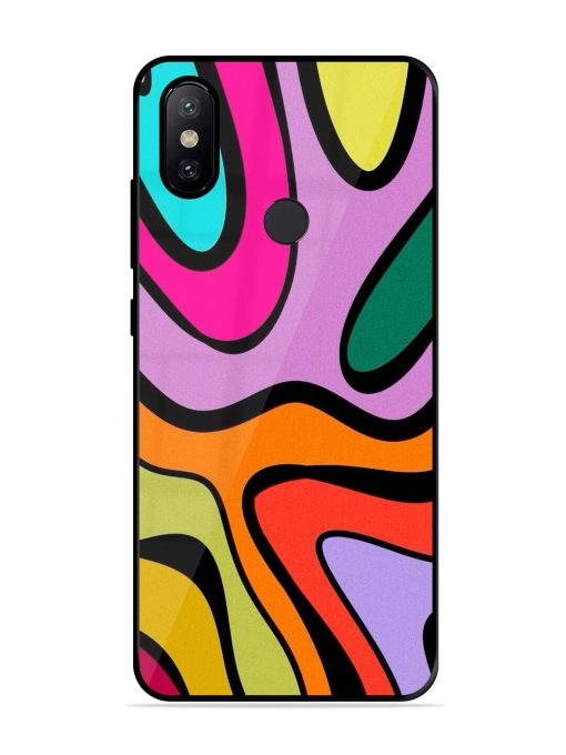 Groovy Swirls Glossy Soft Edge Case for Xiaomi Redmi A2