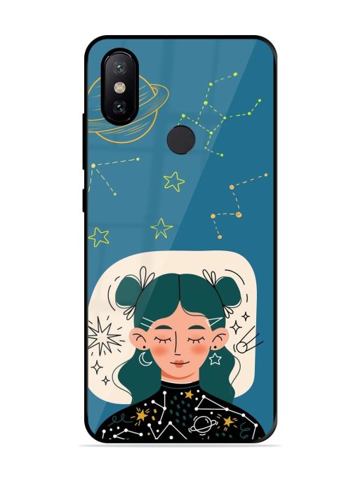 Cosmic Daydreamer Glossy Soft Edge Case for Xiaomi Redmi A2 Chachhi