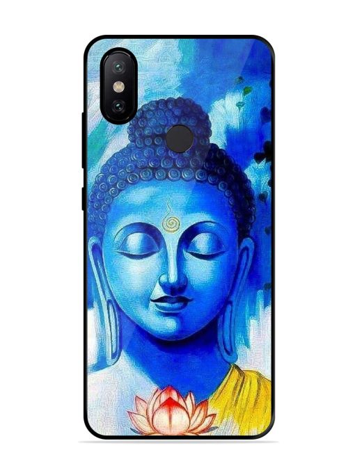 Serene Buddha With Lotus Glossy Soft Edge Case for Xiaomi Redmi A2 Chachhi