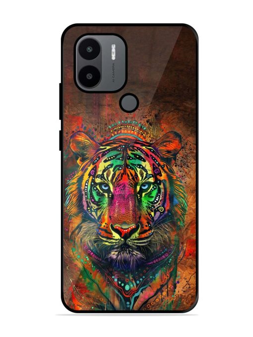 Cosmic Tiger Glossy Soft Edge Case for Xiaomi Redmi A2 Plus