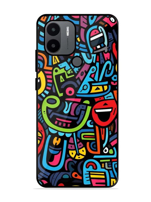 Doodlephoria Glossy Soft Edge Case for Xiaomi Redmi A2 Plus