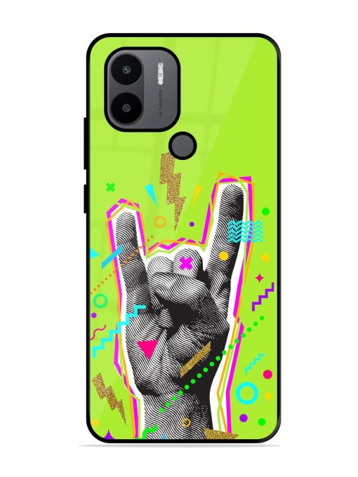 Neon Rock Glossy Soft Edge Case for Xiaomi Redmi A2 Plus