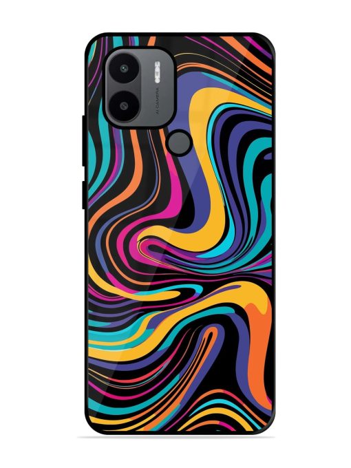 Psychedelic Swirl Glossy Soft Edge Case for Xiaomi Redmi A2 Plus