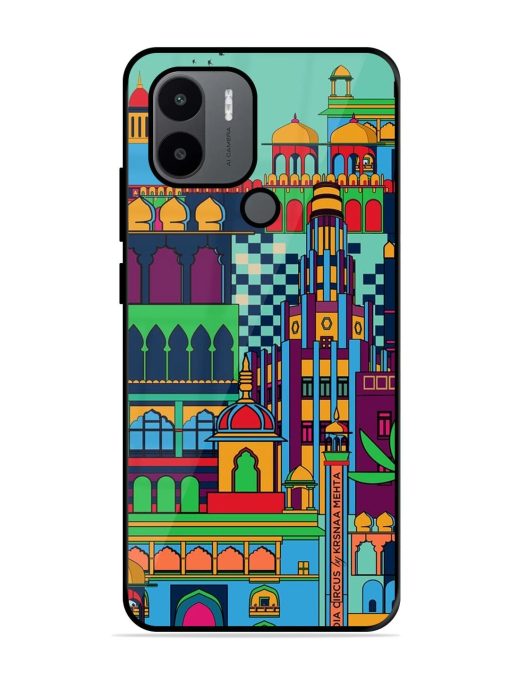 Indian Tapestry Glossy Soft Edge Case for Xiaomi Redmi A2 Plus