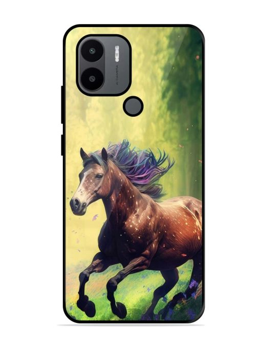 Enchanted Gallop Glossy Soft Edge Case for Xiaomi Redmi A2 Plus