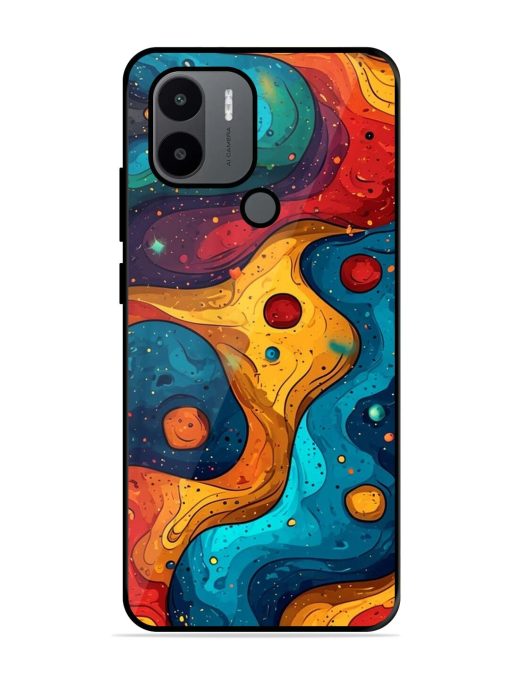 Cosmic Swirl Glossy Soft Edge Case for Xiaomi Redmi A2 Plus