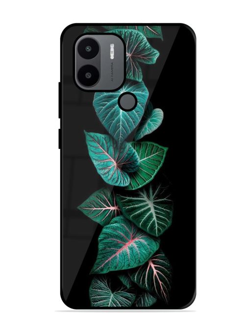 Emerald Elegance Glossy Soft Edge Case for Xiaomi Redmi A2 Plus