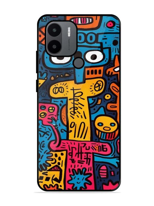 Doodletopia Glossy Soft Edge Case for Xiaomi Redmi A2 Plus