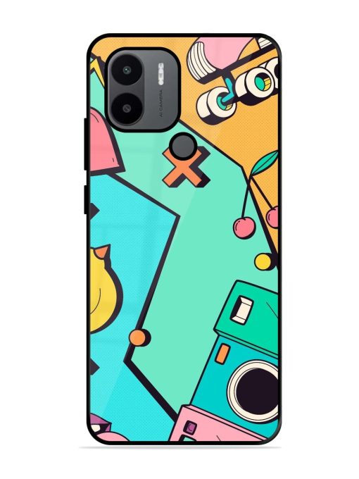 Retro Remix Glossy Soft Edge Case for Xiaomi Redmi A2 Plus