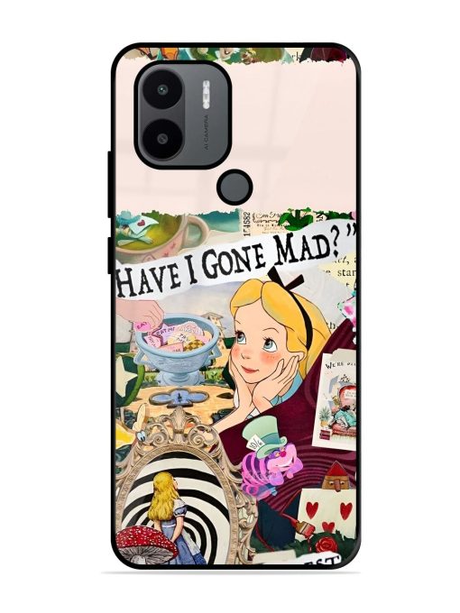 Mad Hatter'S Collage Glossy Soft Edge Case for Xiaomi Redmi A2 Plus