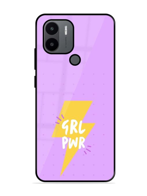 Girl Power Spark Glossy Soft Edge Case for Xiaomi Redmi A2 Plus