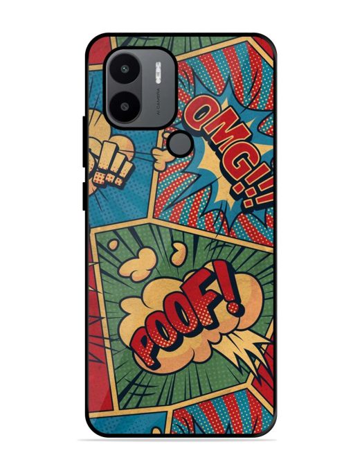 Comic Book Chaos Glossy Soft Edge Case for Xiaomi Redmi A2 Plus