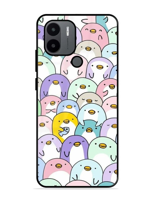 Penguin Party Glossy Soft Edge Case for Xiaomi Redmi A2 Plus