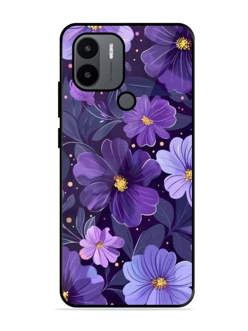 Purple Paradise Glossy Soft Edge Case for Xiaomi Redmi A2 Plus