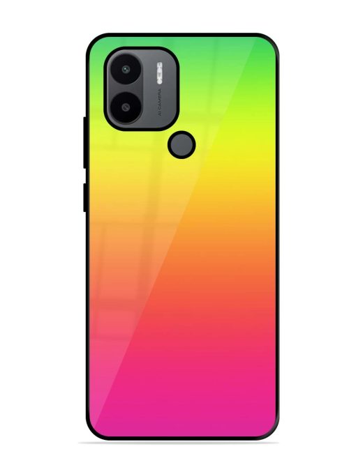 Rainbow Gradient Glossy Soft Edge Case for Xiaomi Redmi A2 Plus