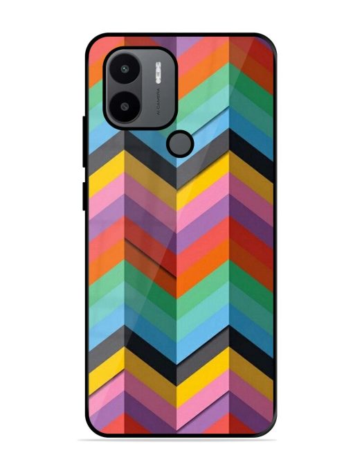 Colorful Zigzag Glossy Soft Edge Case for Xiaomi Redmi A2 Plus